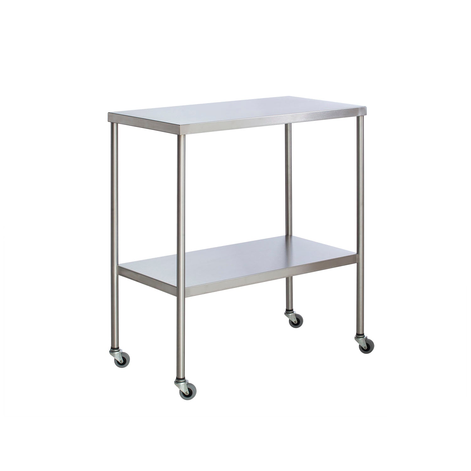 SS8010 - UMF Medical - Instrument Table with Shelf, Stainless Steel, 20" x 36" (DROP SHIP ONLY) , ea