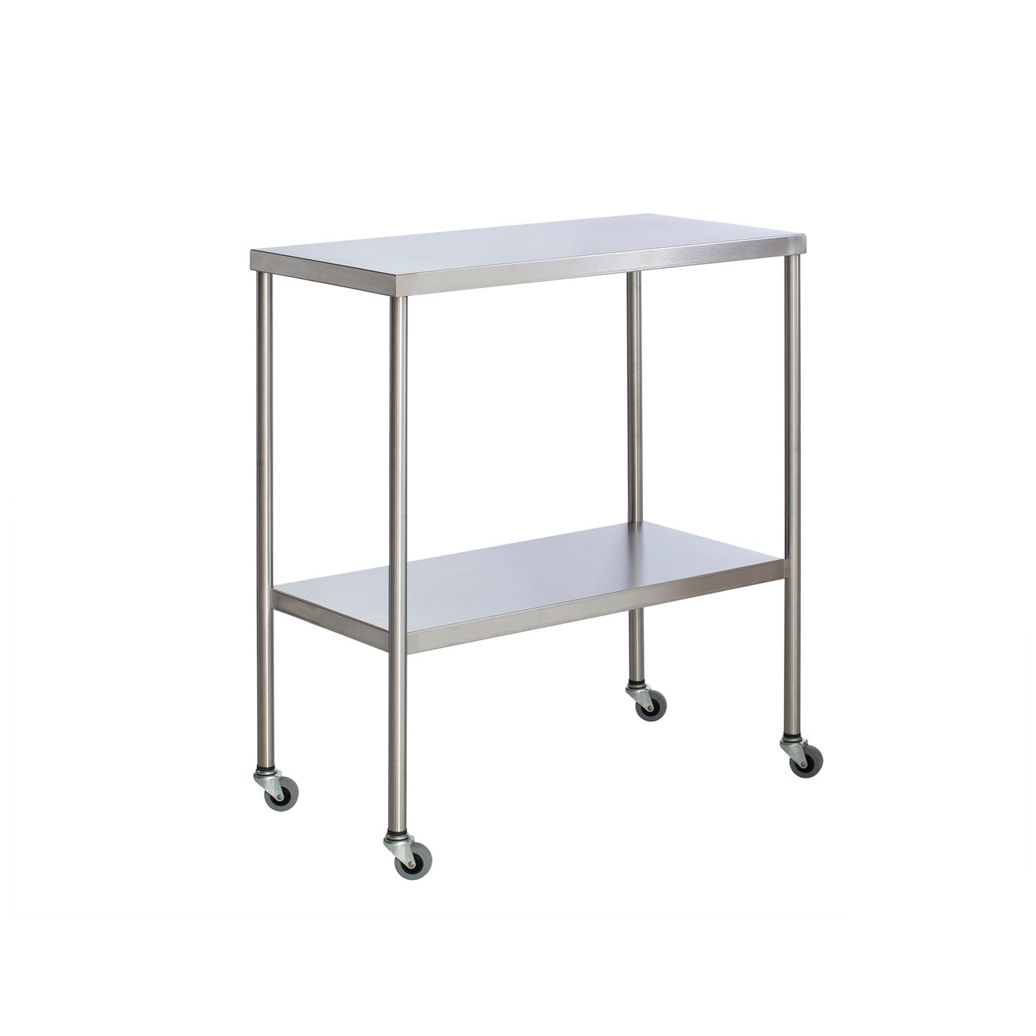 SS8014 - UMF Medical - Instrument Table with Shelf, Stainless Steel, 20" x 48" (DROP SHIP ONLY) , ea