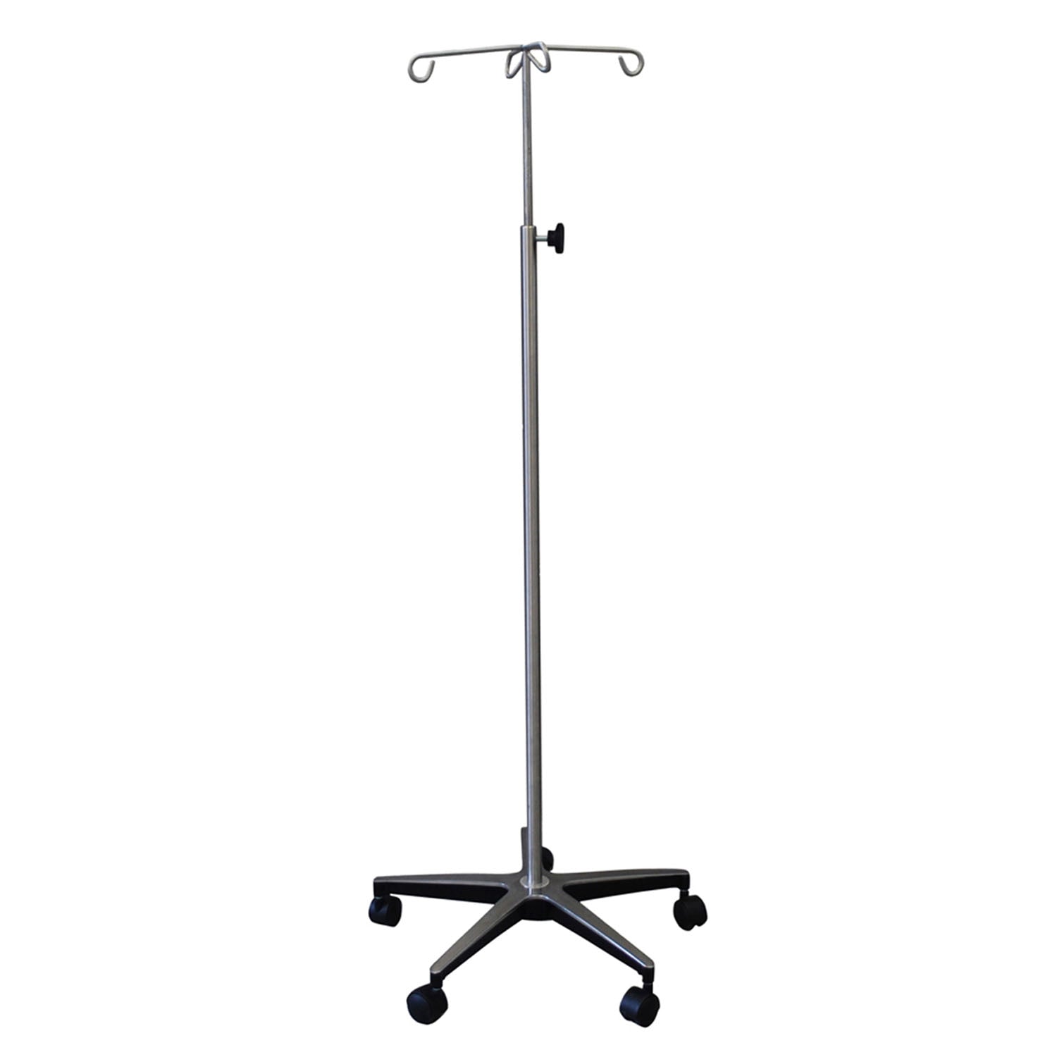 SS8342 - UMF Medical - I.V. Stand, Stainless Steel, 4-Hook, Hand Wheel (DROP SHIP ONLY) , ea