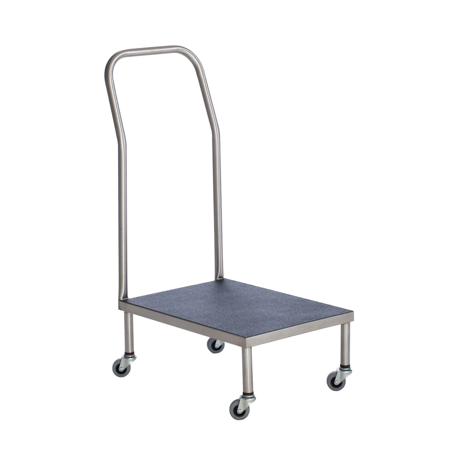 SS8381 - UMF Medical - Foot Stool, Transport Cart, Stainless Steel, 20 3/8"W x 10"H x 13.25"D (DROP SHIP ONLY) , ea