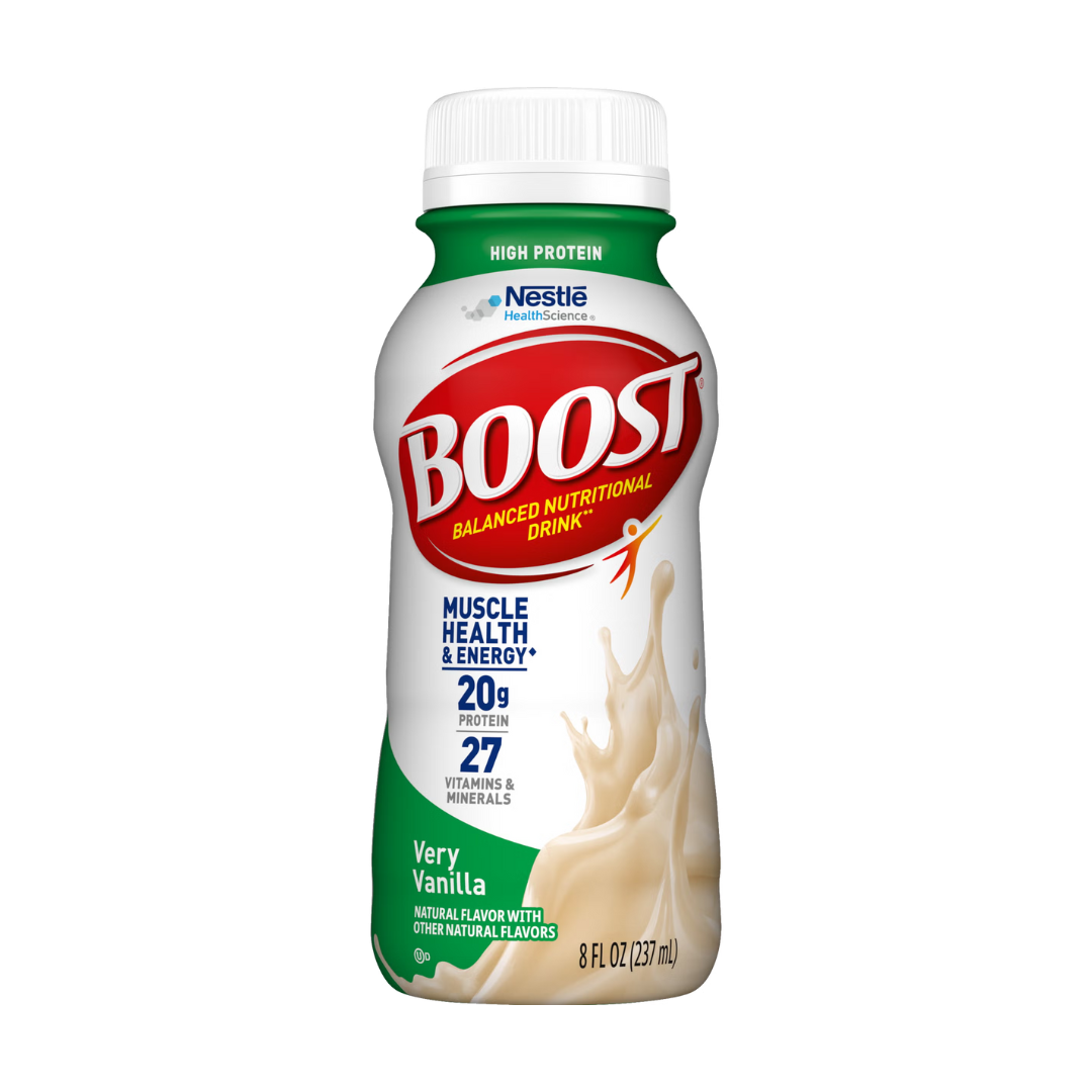 778933 - Boost - Boost High Protein Oral Supplement Very Vanilla Flavor Liquid 8 oz. Bottle Pack of 1, (EA)