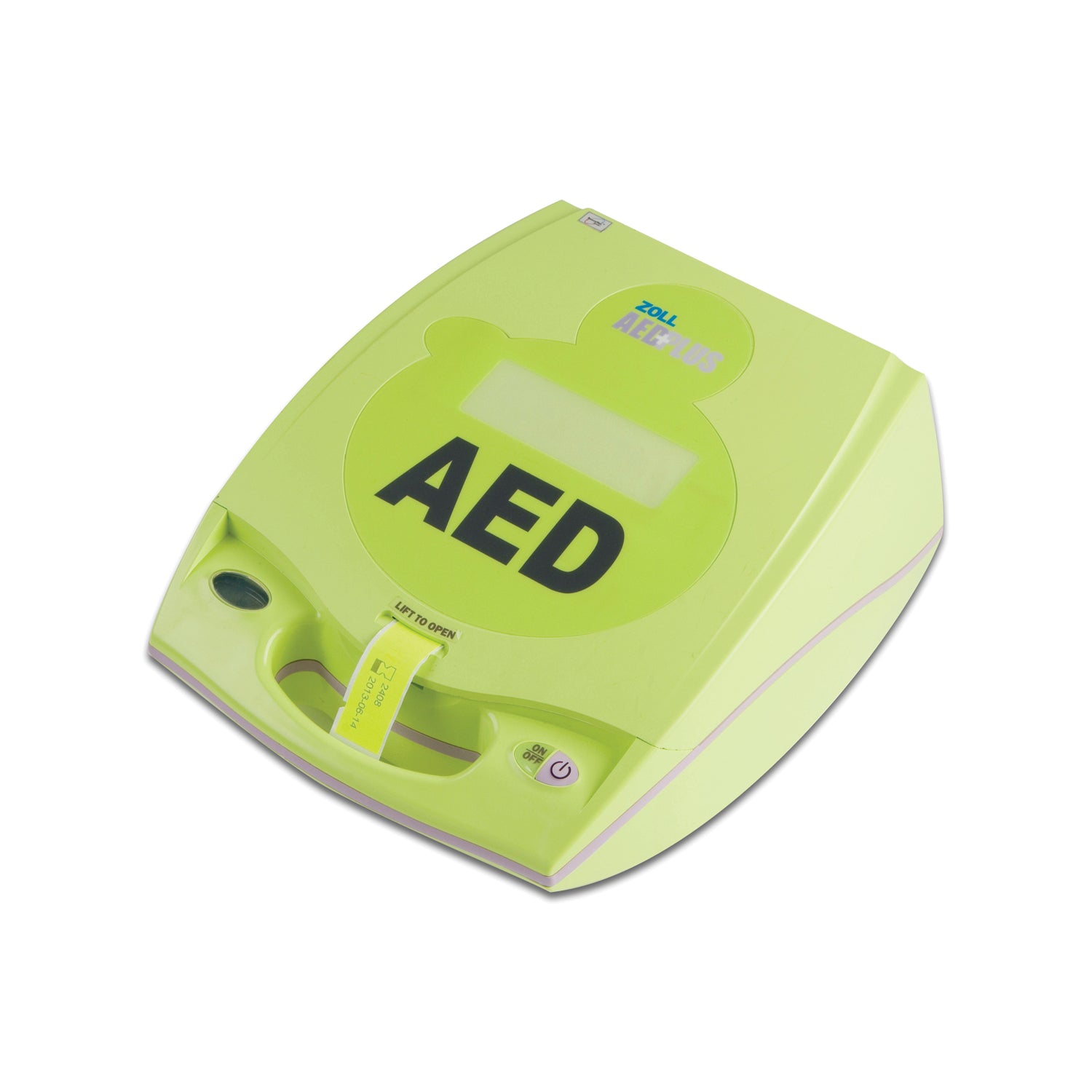21000010102011010 - Zoll Medical - AED PlusĀ® Defibrillator with Professional Cover, (1) CPR-D Padz w/Accessory Pack, (1) Sleeve of Lithium Batteries, LCD Screen (displays voice prompts & device advisory messages, elapse time, shock count & chest compress
