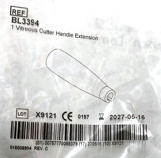 BL3394 - BAUSCH & LOMB - Vitreous cutter handler extension, (EA/1)