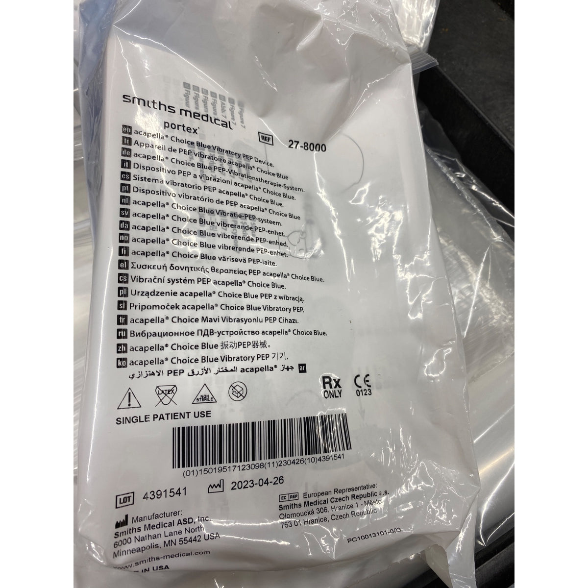 27-8000 - SMITHS MEDICAL - PORTEX, (EA/1)