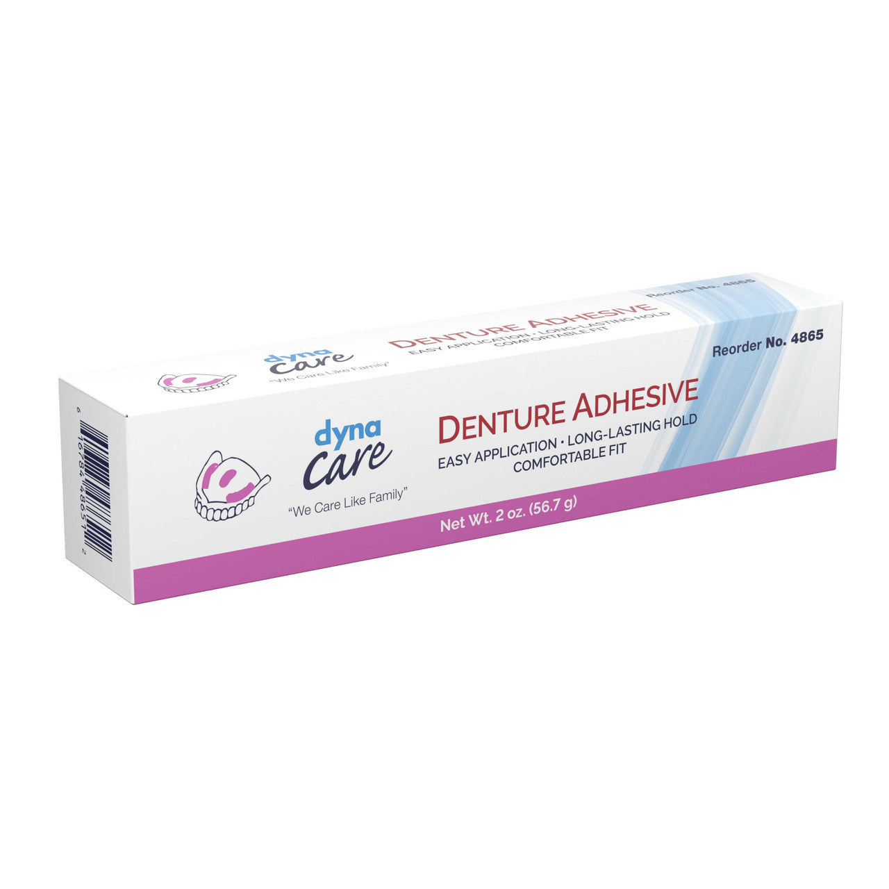 826974 - Dynarex - Denture Adhesive Dynarex Cream 2 oz. 4865 Case of 72, (CS)