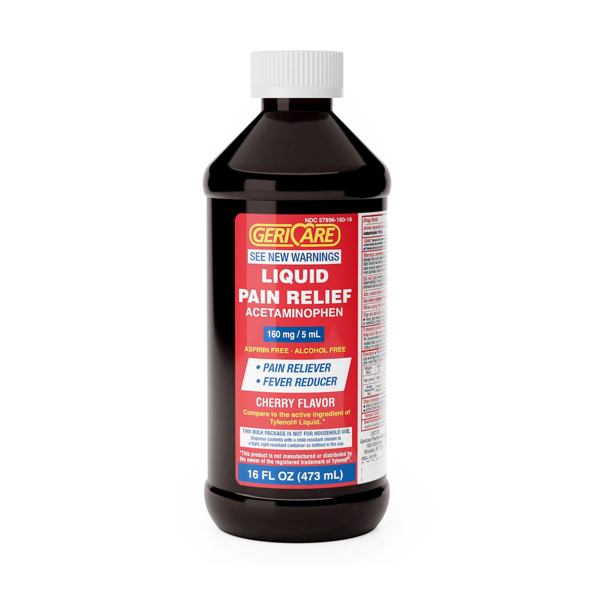 633792 - Geri-Care - Geri-Care Pain Relief 160 mg / 5 mL Strength Acetaminophen Liquid 16 oz., Q101-16-GCP, Case of 12, (CS)
