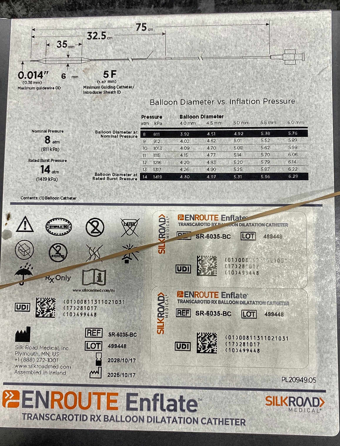 SR-6035-BC - SILKROAD MEDICAL - 6mmx35mm, (BX/1)