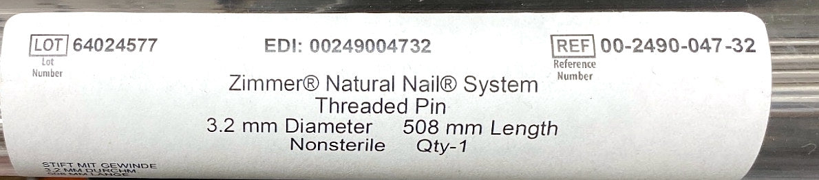 00-2490-047-32 - ZIMMER - Natural Nail®, (EA/1)