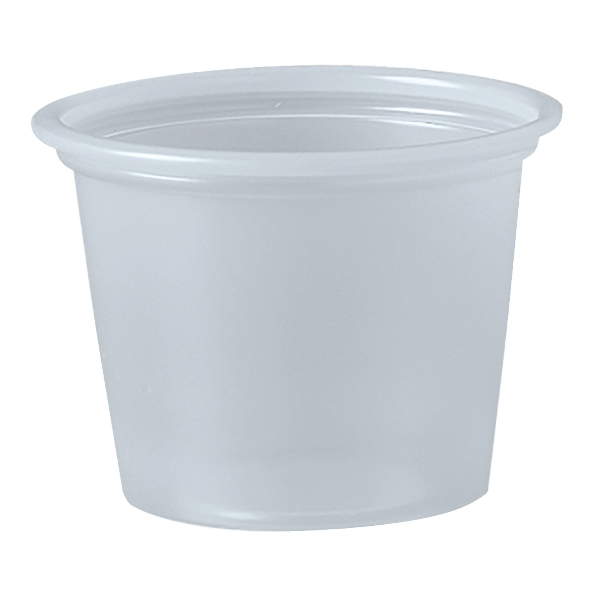 972463 - Solo - Solo 1 oz Plastic Souffle Cup Translucent, P100N, Case of 2500, (CS)