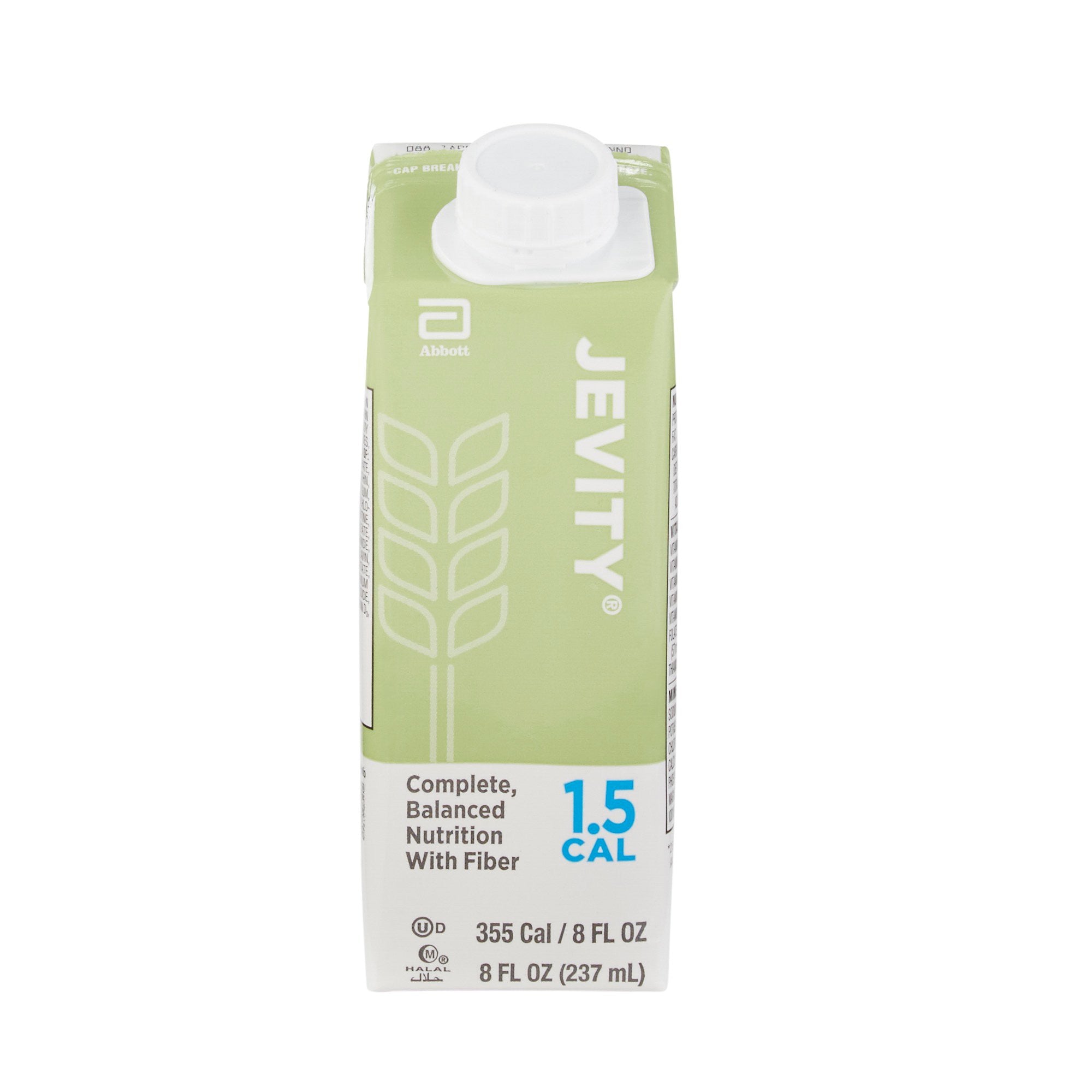 1048206 - Jevity - Jevity 1.5 Cal with Fiber Tube Feeding Formula Unflavored Liquid 8 oz. Reclosable Carton, 64628, Case of 24, (CS)