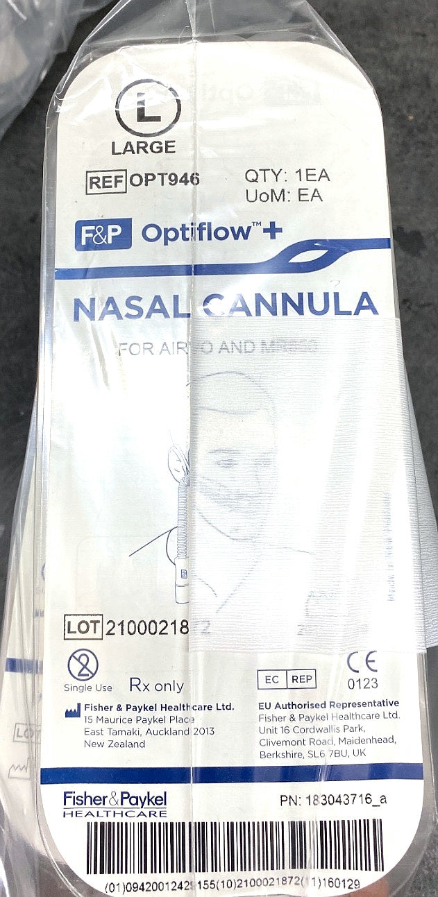OPT946 - FISHER & PAYKEL - Optiflow Nasal Cannula Large, (EA/1)
