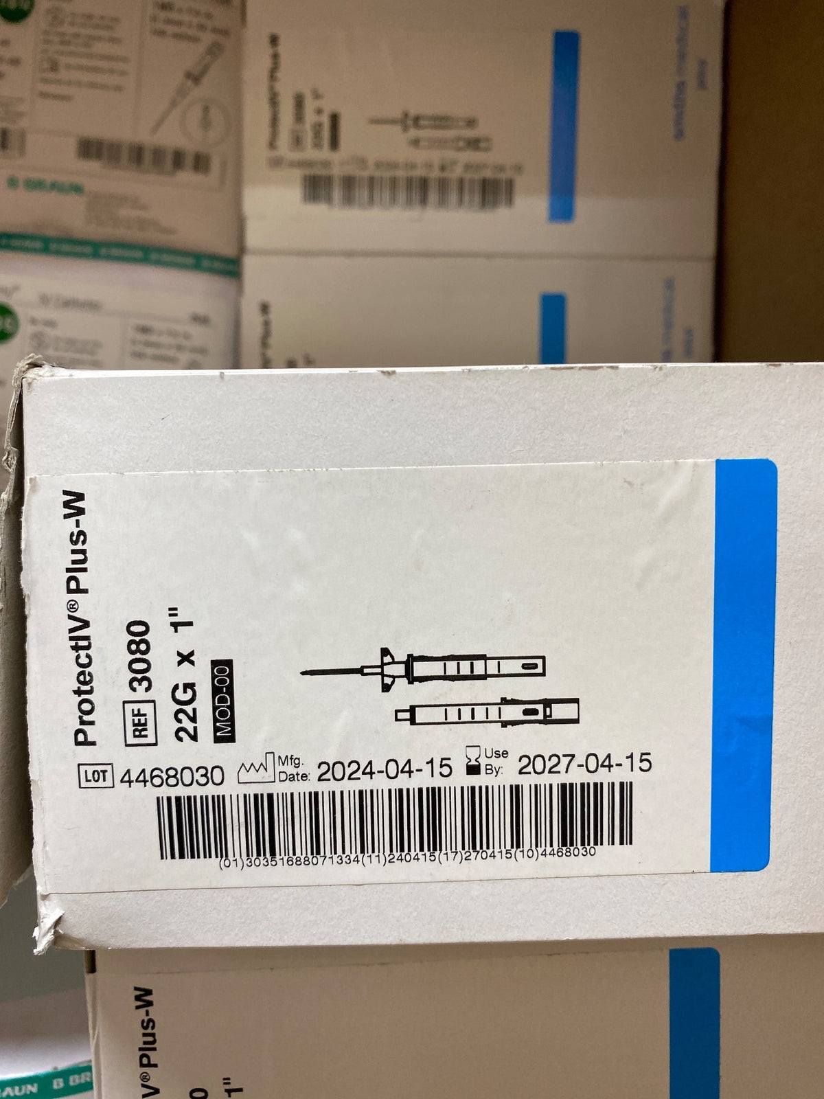 3080 - SMITHS MEDICAL - GTIN for PROTECTIV PLUS-W SAFETY CATHETER-RADIOPAQUE 22G 1/EA, (BX/50)