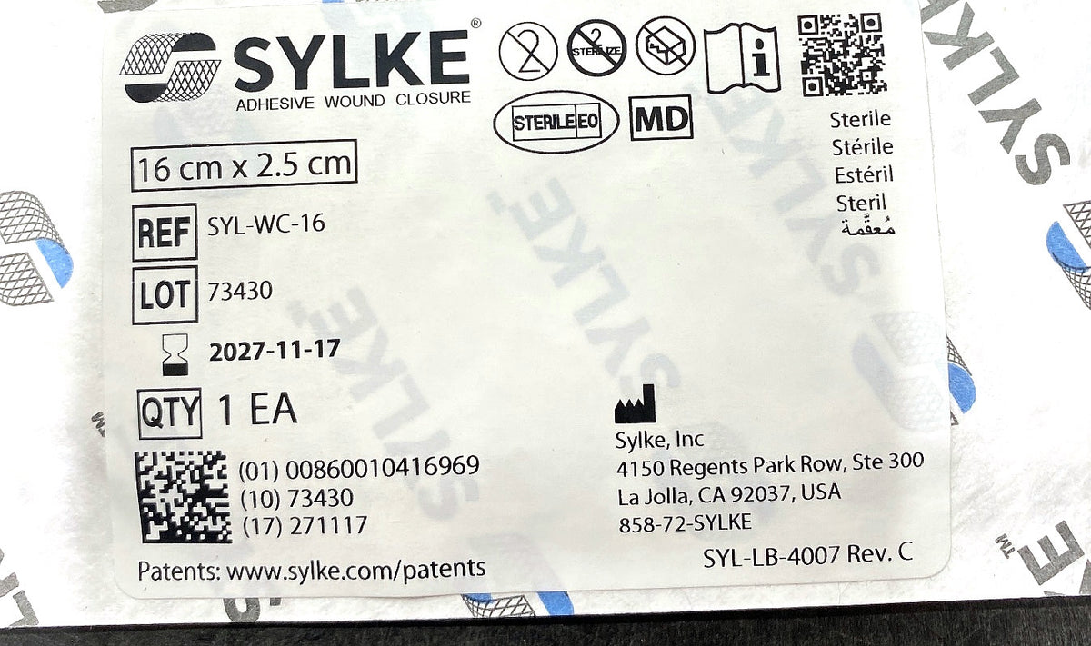SYL-WC-16 - SYLKE - Adhesive wound closure, (EA/1)