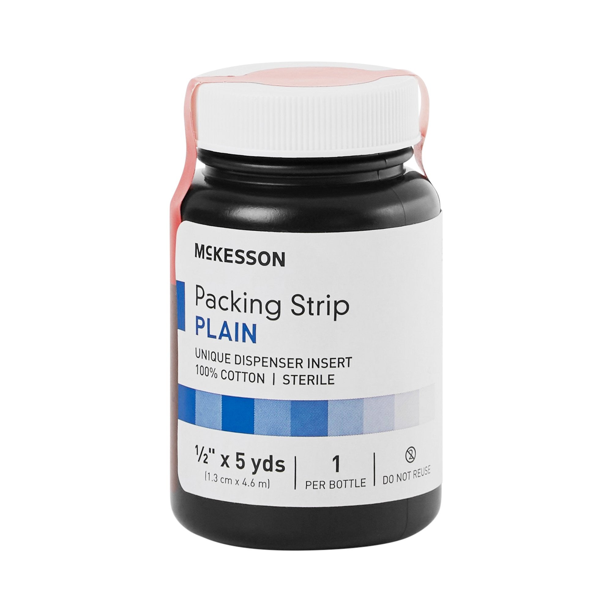632342 - McKesson - McKesson Wound Packing Strip Non-Impregnated 1/2 Inch X 5 Yard Sterile Plain, 61-59220, Case of 12, (CS)