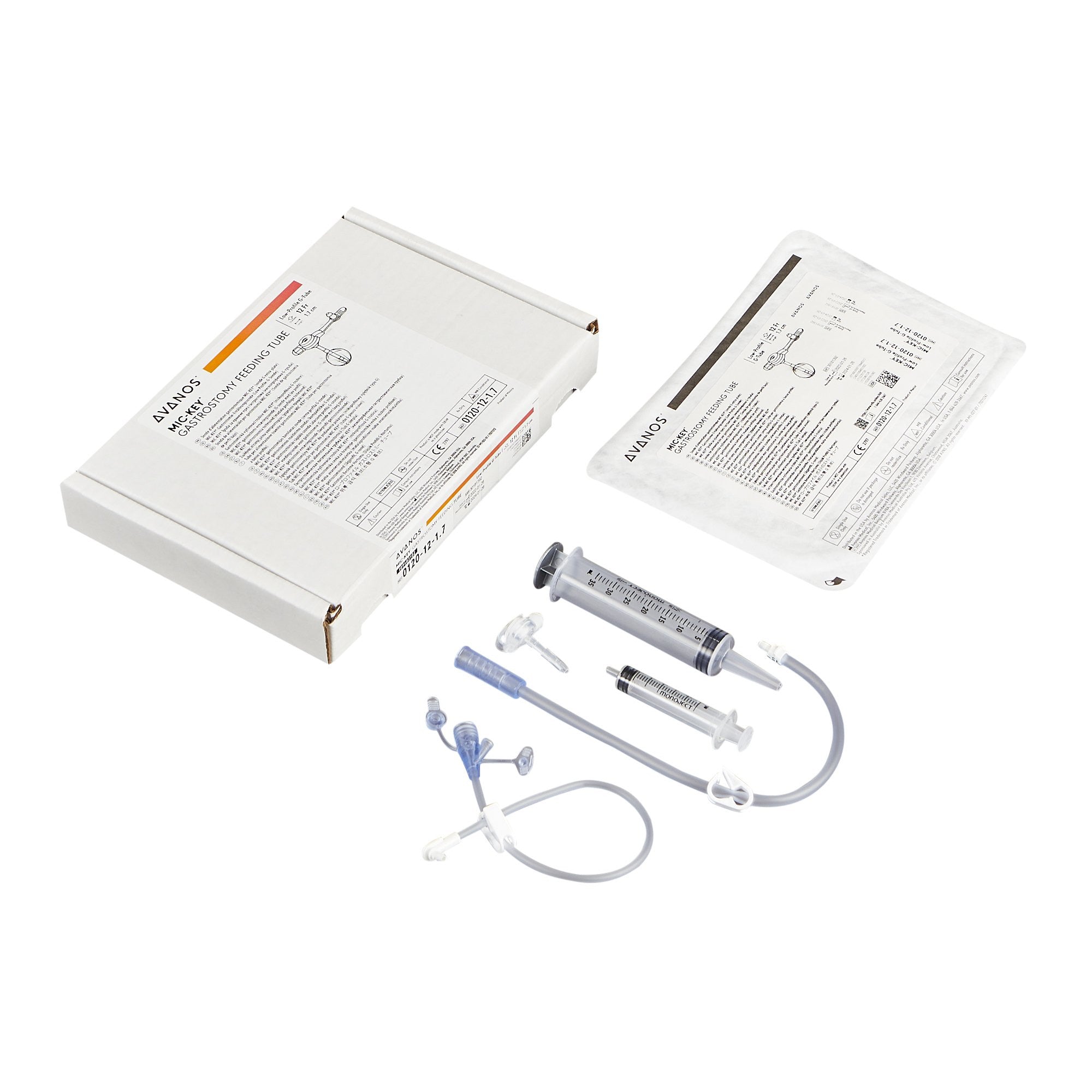 691909 - MIC - MIC-Key Low Profile Gastrostomy Tube Kit 12 Fr. 1.7 cm Tube Silicone Sterile, 0120-12-1.7, Pack of 1, (EA)