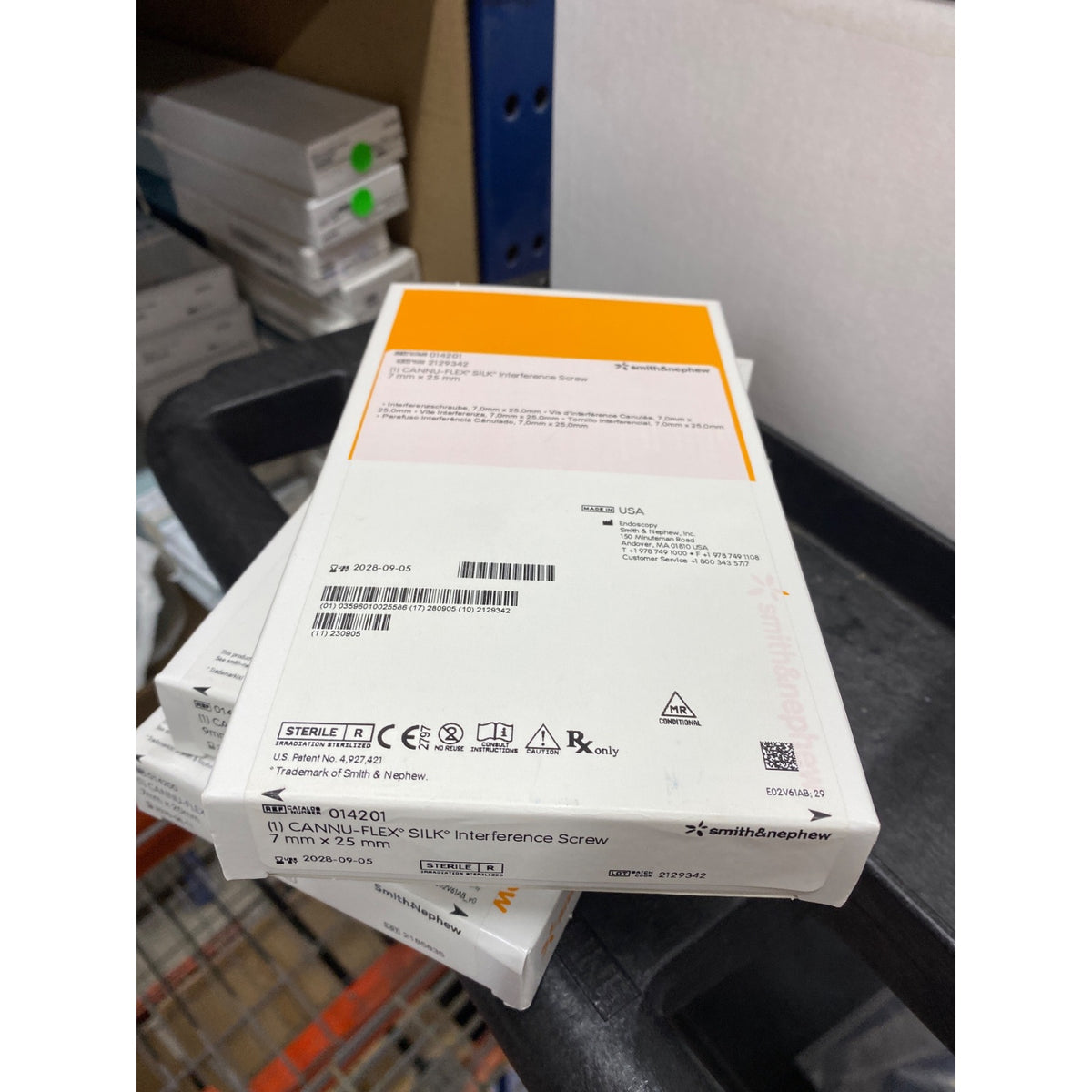 14201 - SMITH & NEPHEW - CANNU-FLEX 7 MM X 25 MM 1.0 SCREW, STERILE, (BX/1)