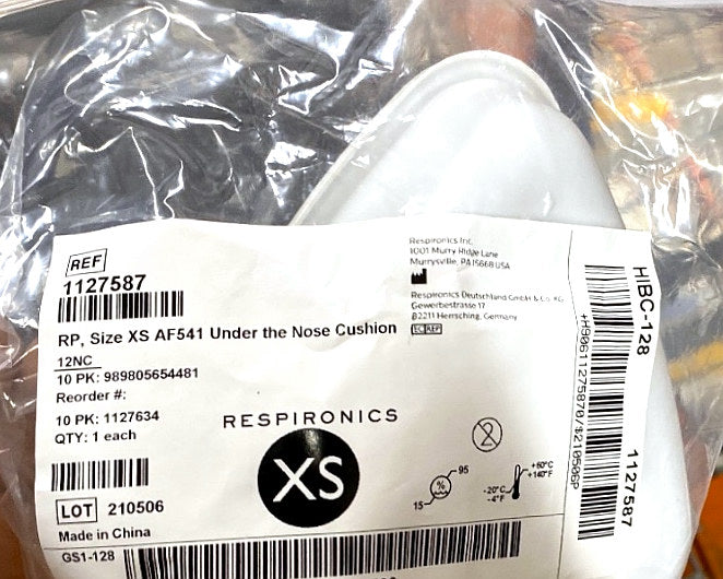 1127587 - RESPIRONICS - RP size xs af541 under the nose cushion, (EA/1)