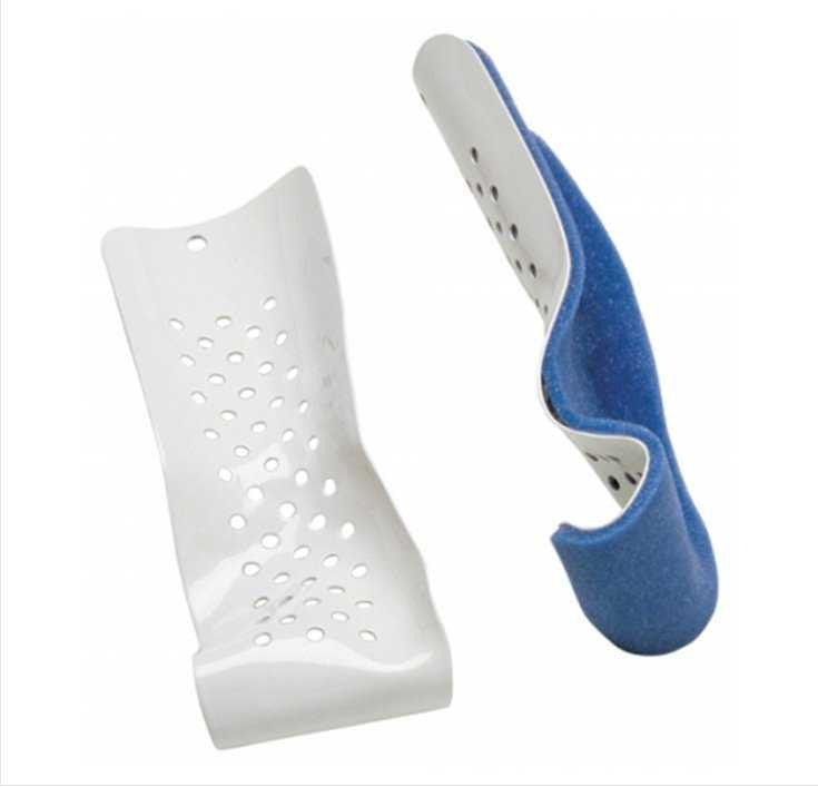410081 - ProCare - Colles' Wrist Splint ProCare Padded Aluminum / Foam Right Hand Blue / White Large 79-72127 Pack of 1, (EA)