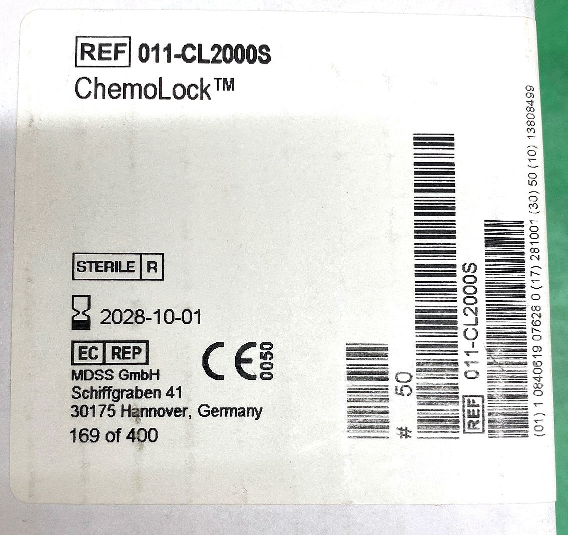 011-CL2000S - ICU MEDICAL - Chemo look, (BX/50)