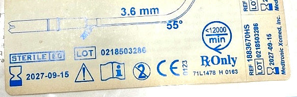 1883670HS - MEDTRONIC - High speed rad 55 curved bur, (EA/1)
