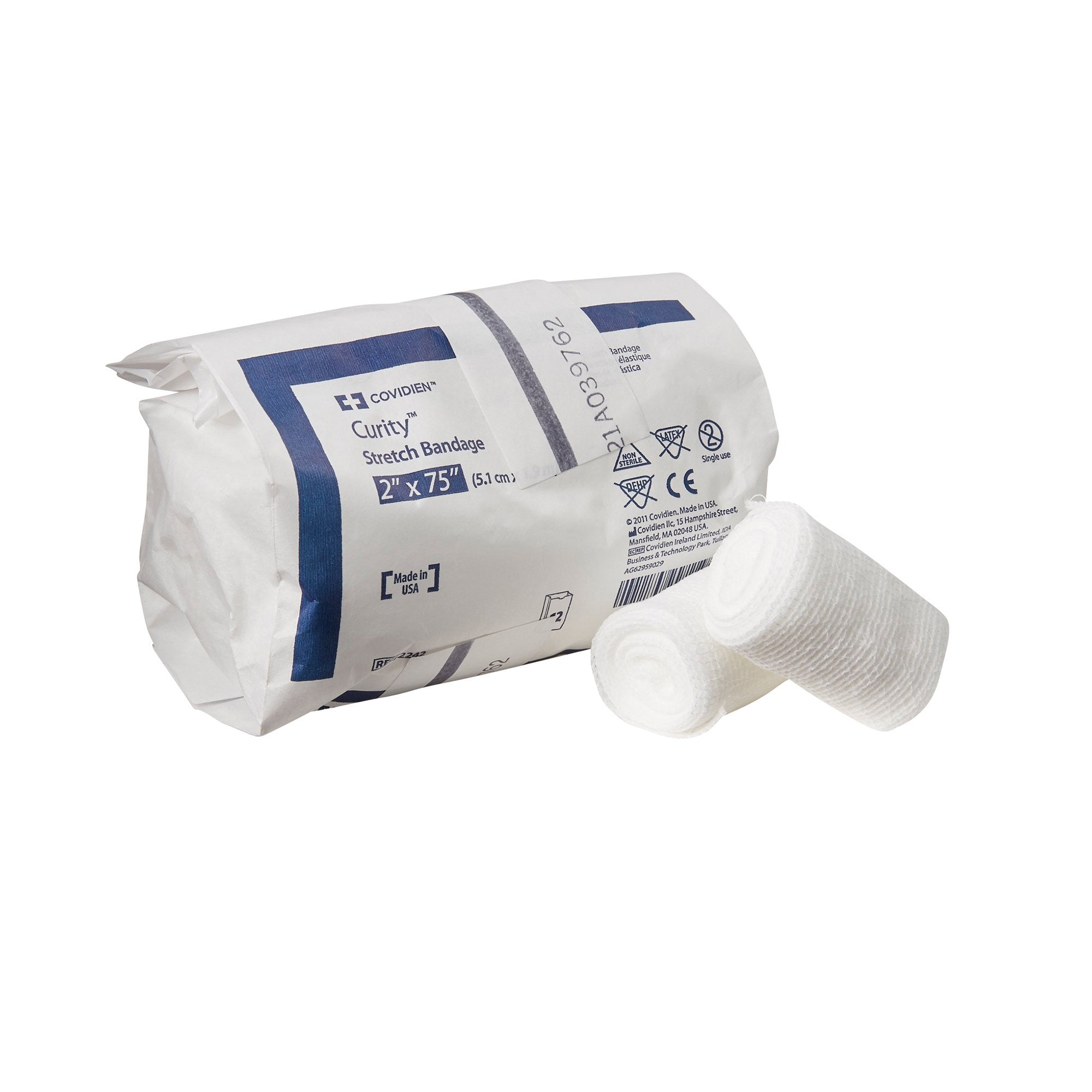 188590 - Curity - Curity Conforming Bandage 2 X 75 in 1-Ply NonSterile , 2242-, Bag of 12, (BG)