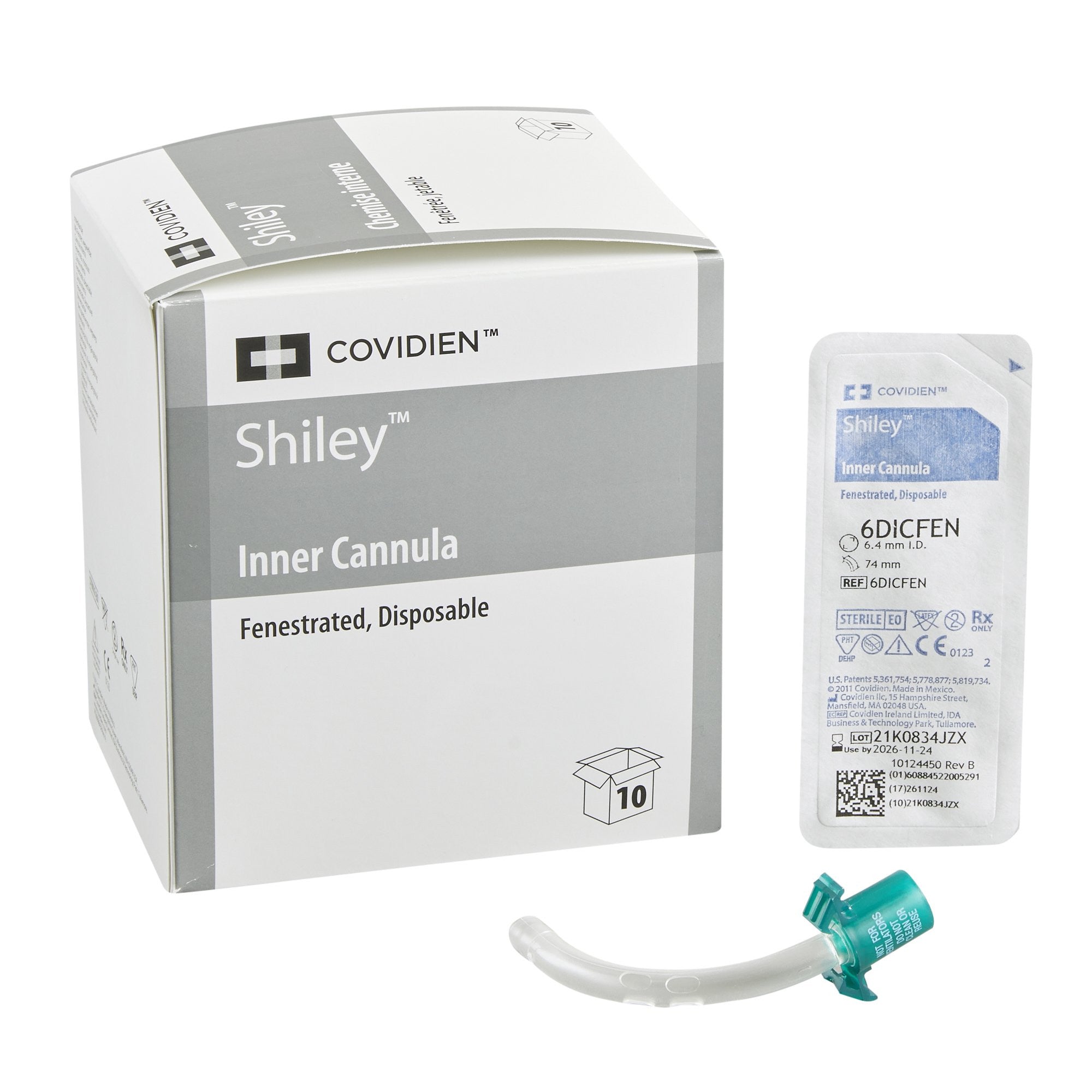 416571 - Shiley - Shiley Spare Inner Cannula, 6DICFEN, Pack of 1, (EA)