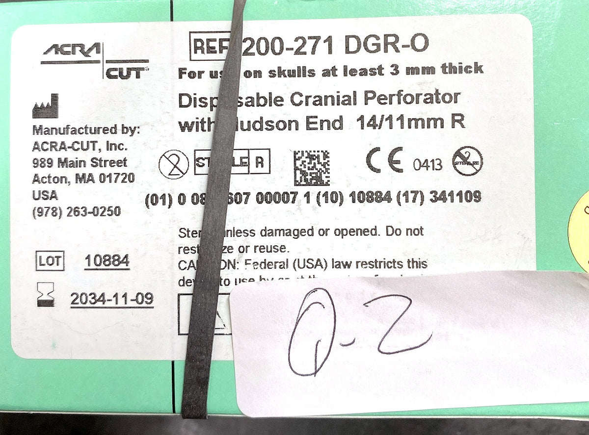 200-271 DGR-0 - ACRA-CUT - Cranial Perforator, (BX/1)