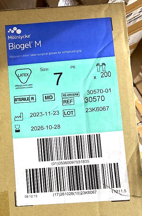 30570 - MÖLNLYCKE - Biogel M 7.0x50US, (CS/200)
