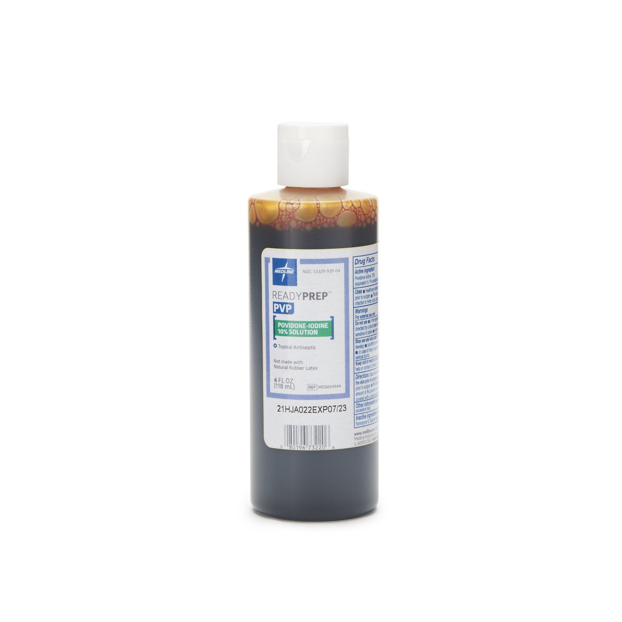 353350 - ReadyPrep - ReadyPrep Skin Prep Solution 4 oz. Bottle 10% Strength Povidone-Iodine, MDS093944, Pack of 1, (EA)