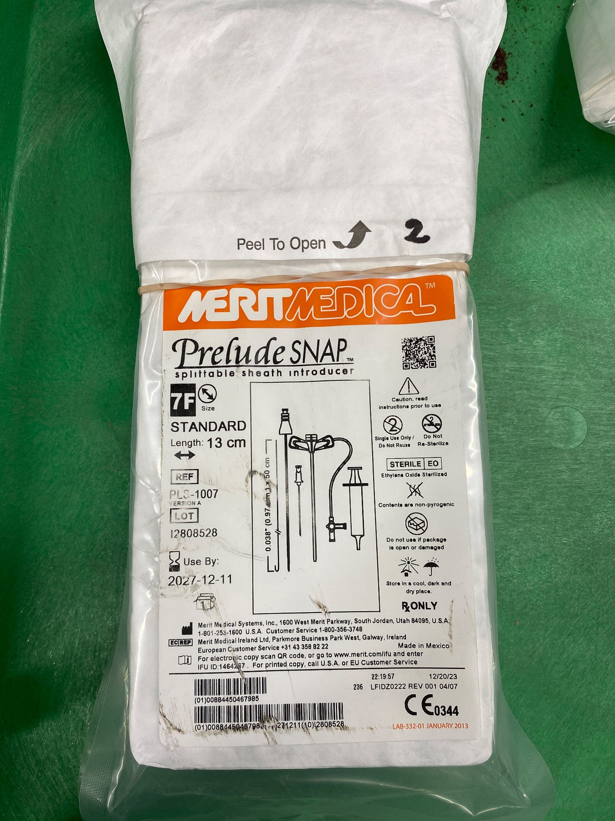 PLS-1007 - MERIT MEDICAL - Prelude SNAPâ„¢, (EA/1)