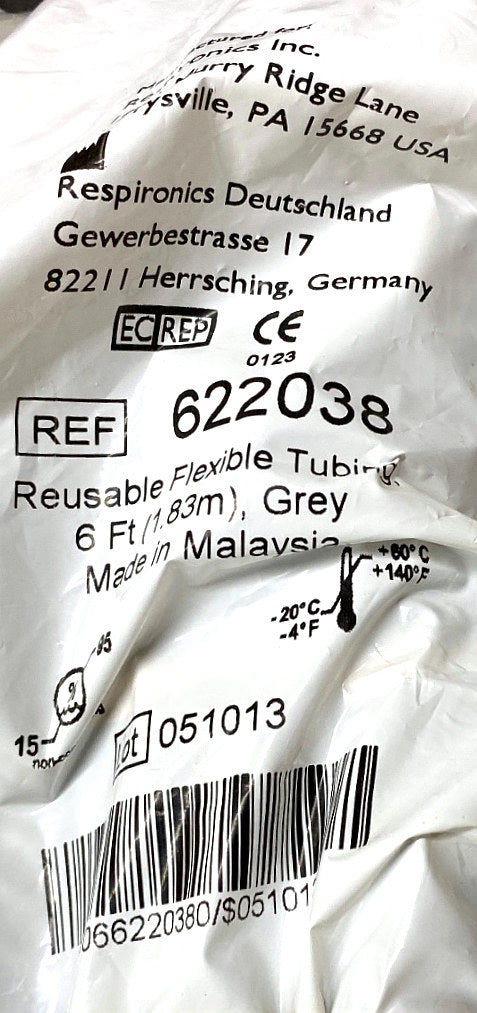 622038 - RESPIRONICS - Reusable flexible tubing, (EA/1)