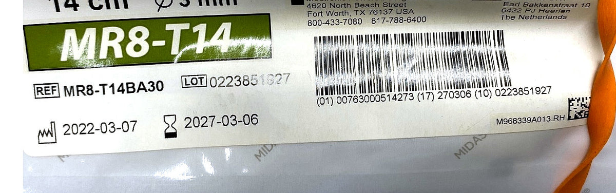 MR8-T14BA30 - MEDTRONIC - TOOL MR8-T14BA30 MR8 14CM TLSC BALL 3MM, (EA/1)