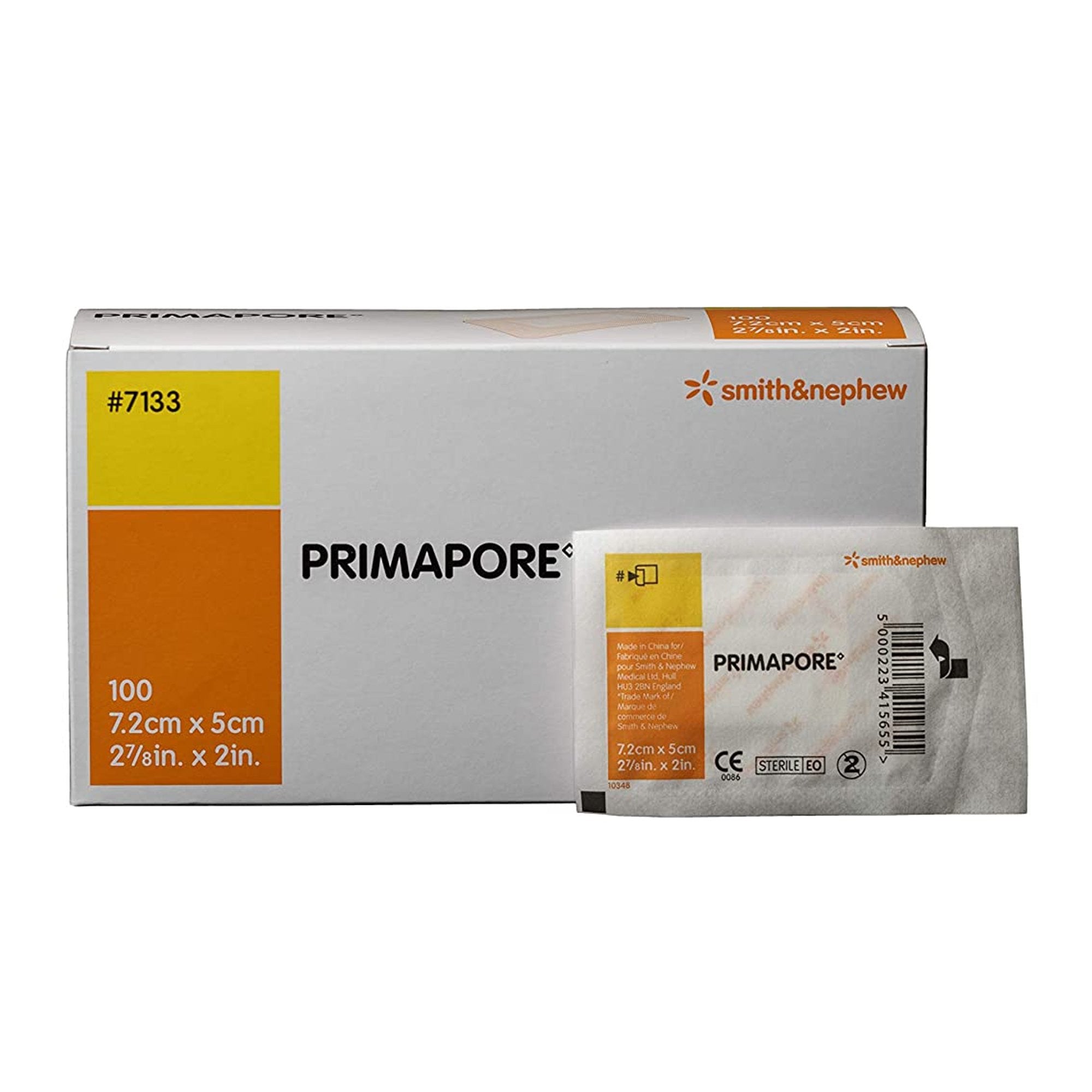 899065 - Primapore - Primapore Island Dressing 2 X 3 Inch Rectangle Sterile Film Backing, 7133, Pack of 1, (EA)
