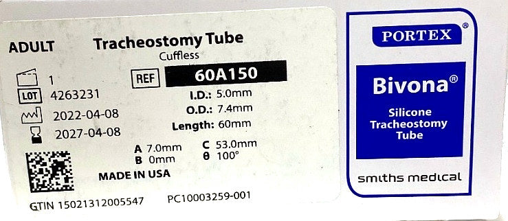 60A150 - SMITHS MEDICAL - Bivona, (BX/1)