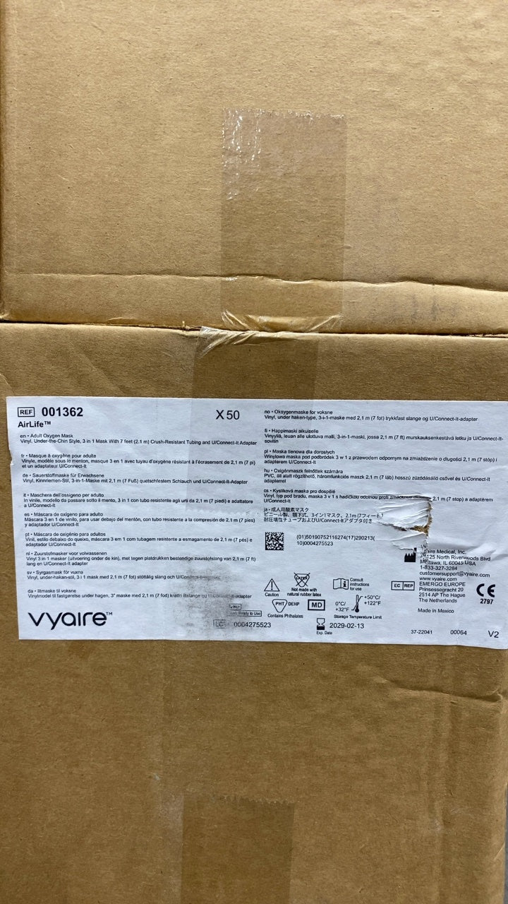 1362 - VYAIRE MEDICAL - AirLife, (BX/50)