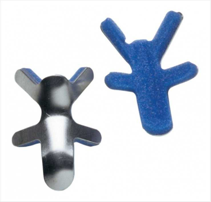 380367 - ProCare - Finger Splint ProCare Adult Medium Bendable Prong Closure One Size Blue / Silver 79-71965 Pack of 12, (PK)