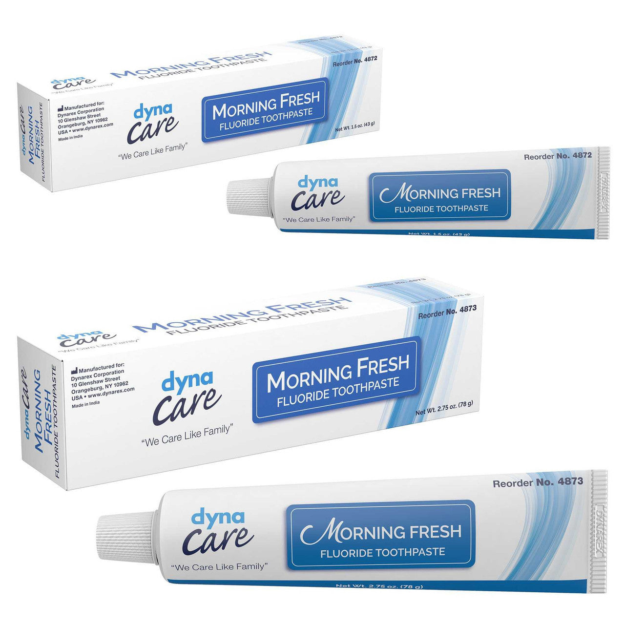 903649 - Morning Fresh - Toothpaste Morning Fresh Mint Flavor 2.75 oz. Tube 4873 Box of 12, (BX)