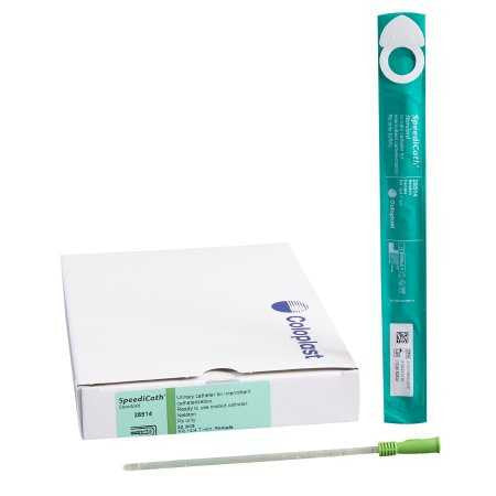 551318 - Coloplast - Urethral Catheter SpeediCath Straight Tip Hydrophilic Coated 14 Fr. 6 in, 28514 Pack of 1, (EA)