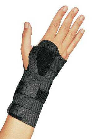 251659 - ProCare - Wrist Brace ProCare Universal CTS Aluminum / Elastic Left or Right Hand Black Large 79-97017 Pack of 1, (EA)