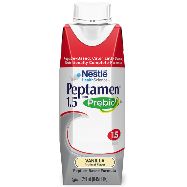 810944 - Peptamen - Peptamen 1.5 with Prebio 1 Oral Supplement Vanilla Flavor Liquid 250 mL Carton of 1, (EA)