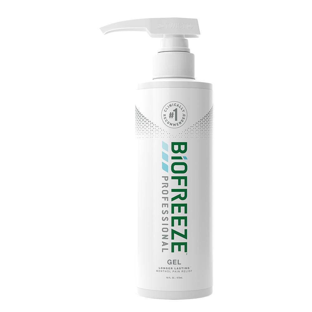 1027517 - Biofreeze - Topical Pain Relief Biofreeze Professional 5% Strength Menthol Topical Gel 16 oz. RKT3209980 Pack of 1, (EA)