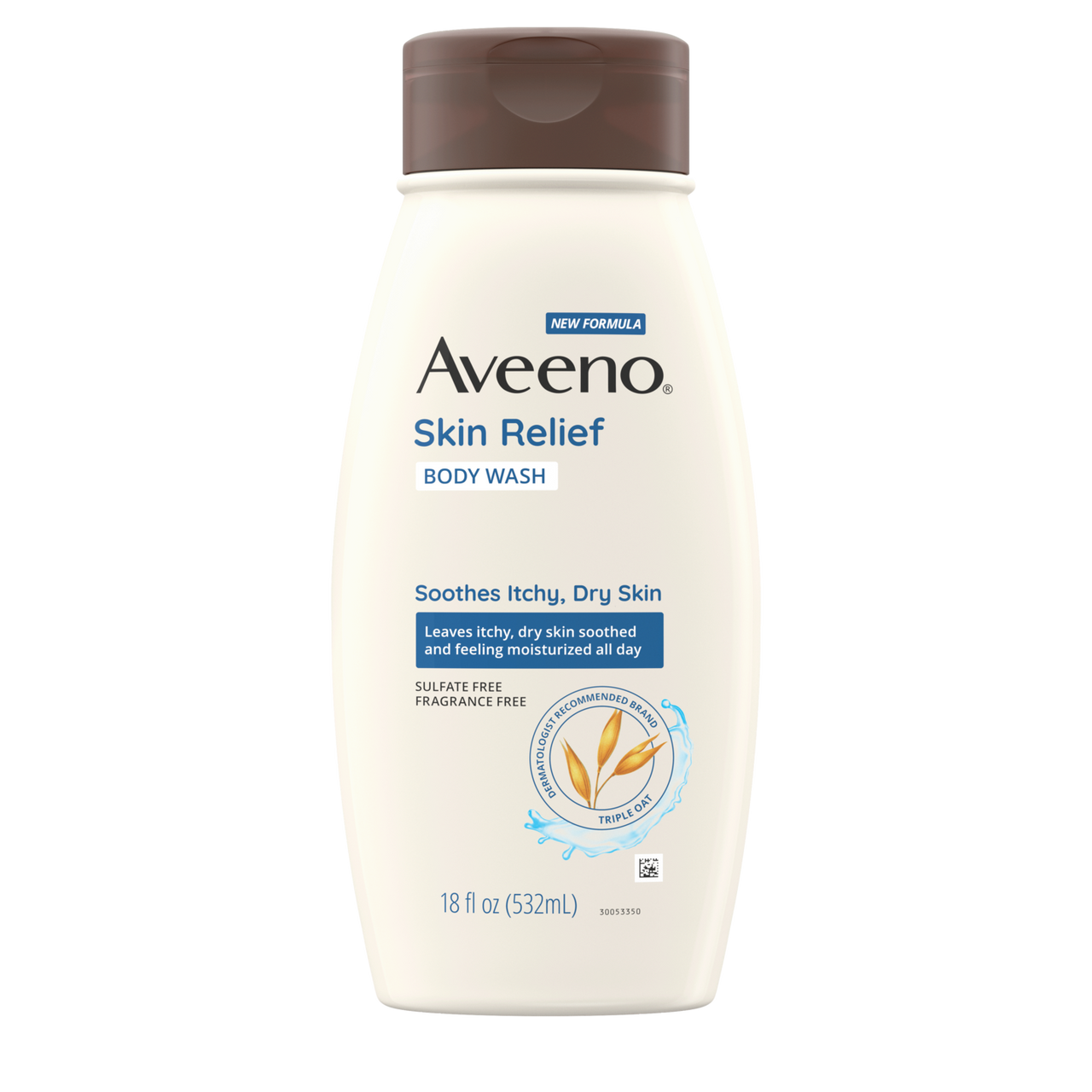 694998 - Aveeno - Body Wash Aveeno Skin Relief Liquid 12 oz. Bottle Unscented Case of 12, (CS)