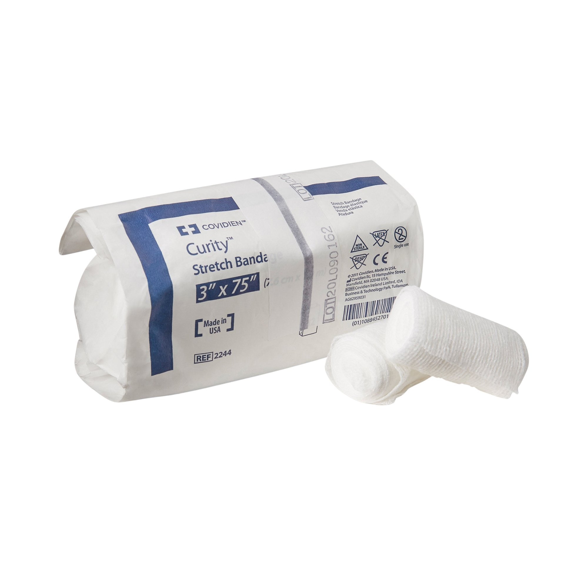 188591 - Curity - Curity Conforming Bandage 3 X 75 in 1-Ply NonSterile , 2244-, Case of 96, (CS)
