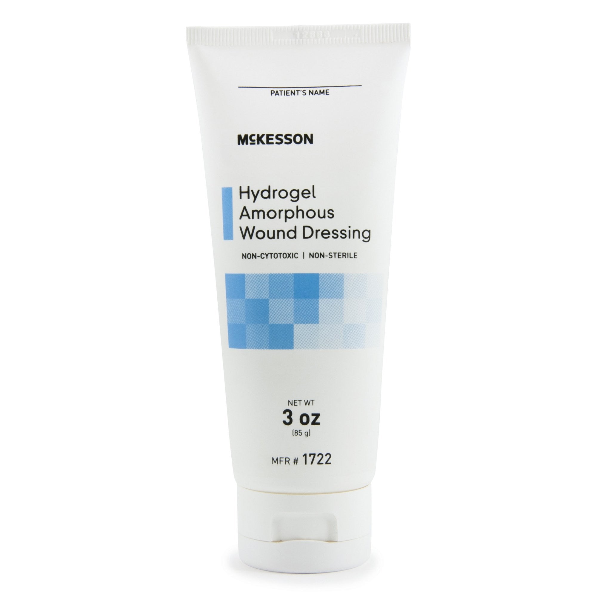 949423 - McKesson - McKesson Hydrogel Wound Dressing 3 oz. Gel / Amorphous NonSterile, 1722, Case of 12, (CS)