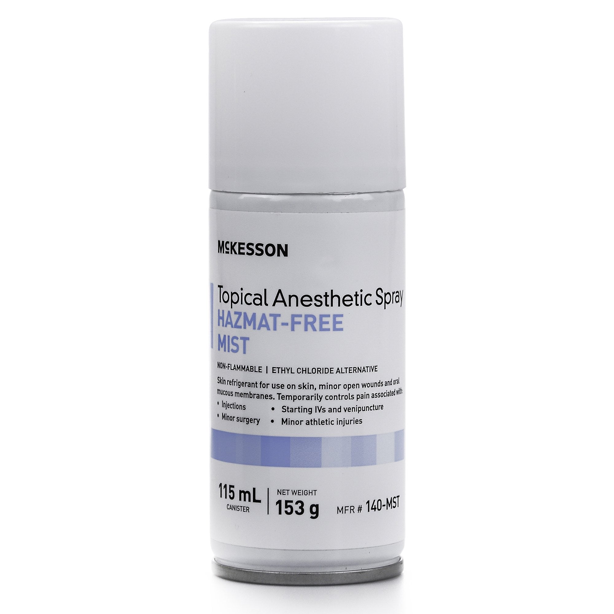 1055748 - McKesson - McKesson Topical Anesthetic Spray, Hazmet-free, Mist Spray 115 mL, 140-MST, Box of 12, (BX)