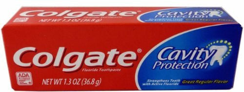 1004084 - Colgate - Colgate Cavity Protection Toothpaste, Regular Flavor, 1 oz., Pack of 1, (EA)