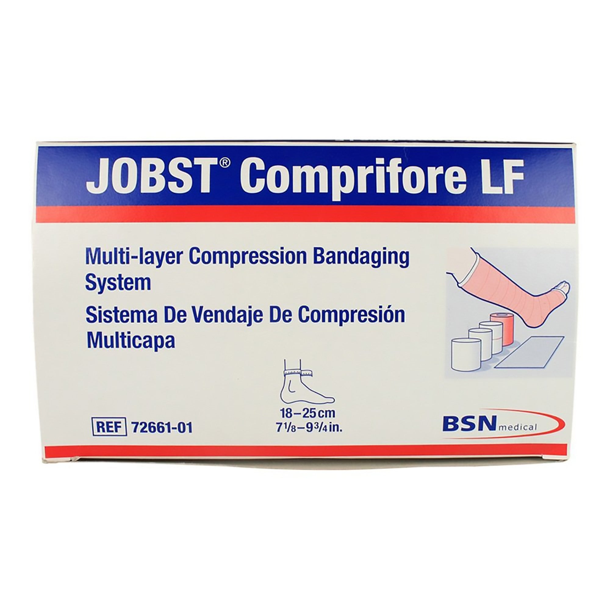 1011775 - JOBST - JOBST Comprifore LF 4-Layer Compression Bandage System, No Closure, NonSterile, Kit of 1, (KT)