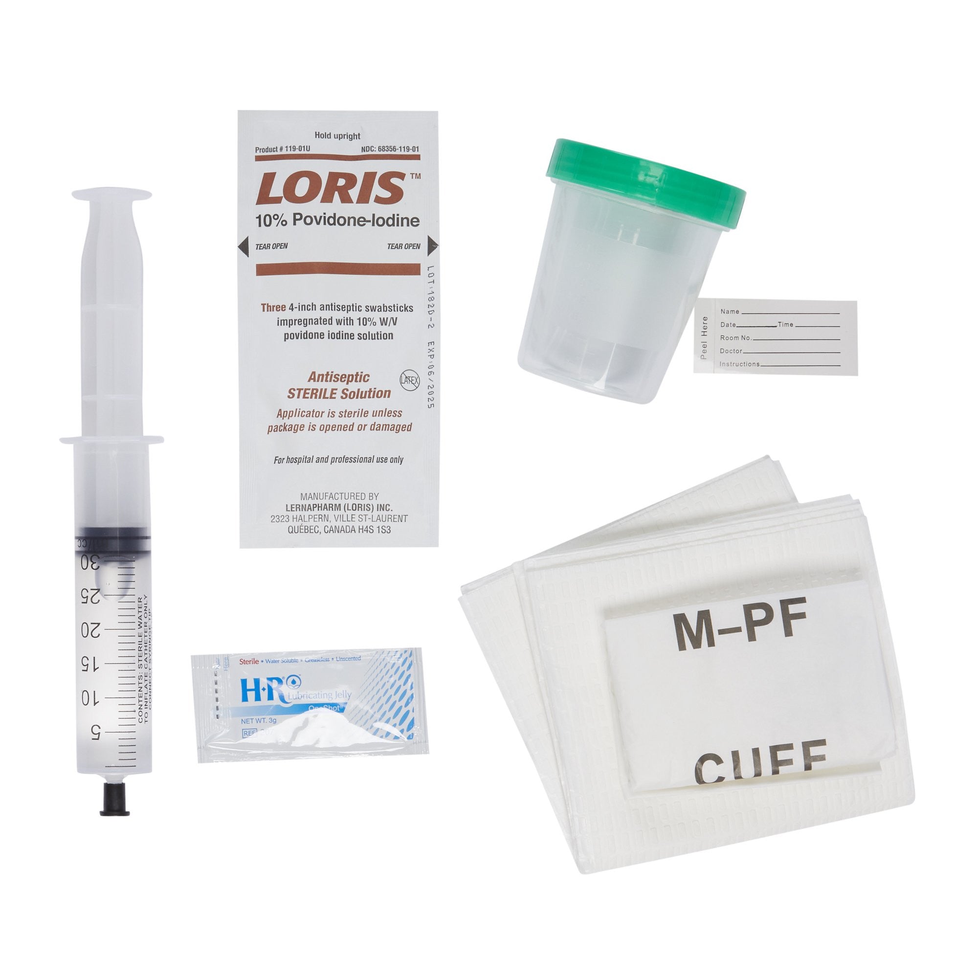 1013336 - McKesson - McKesson Foley Indwelling Catheter Tray, without Balloon, 1L Outer Tray, without Catheter, Case of 20, (CS)