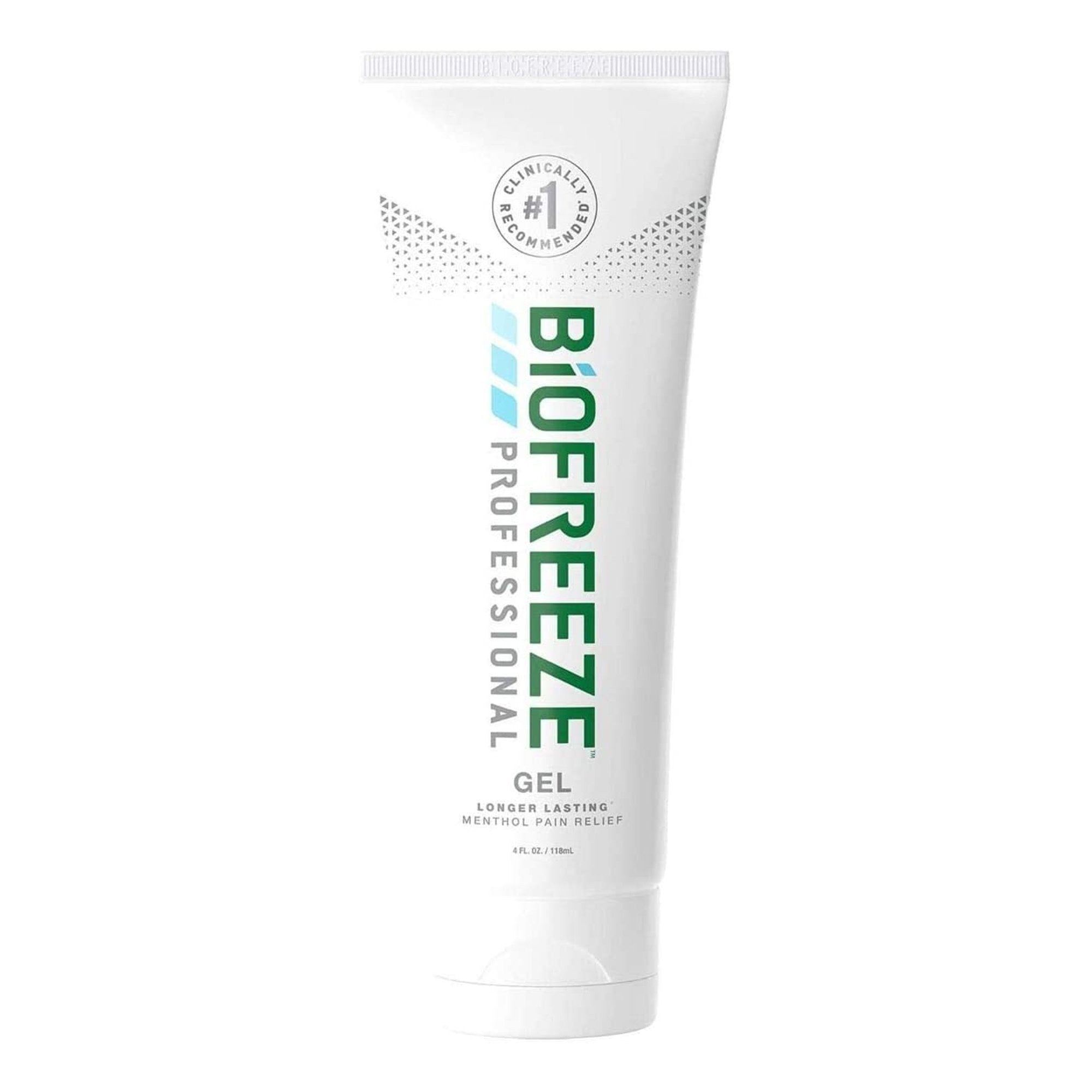 1027511 - Biofreeze - Biofreeze Professional Pain Relief Gel, Menthol 5% Strength, 4 oz., 12 Tubes per Box, 12 Boxes per Case, Case of 144, (CS)