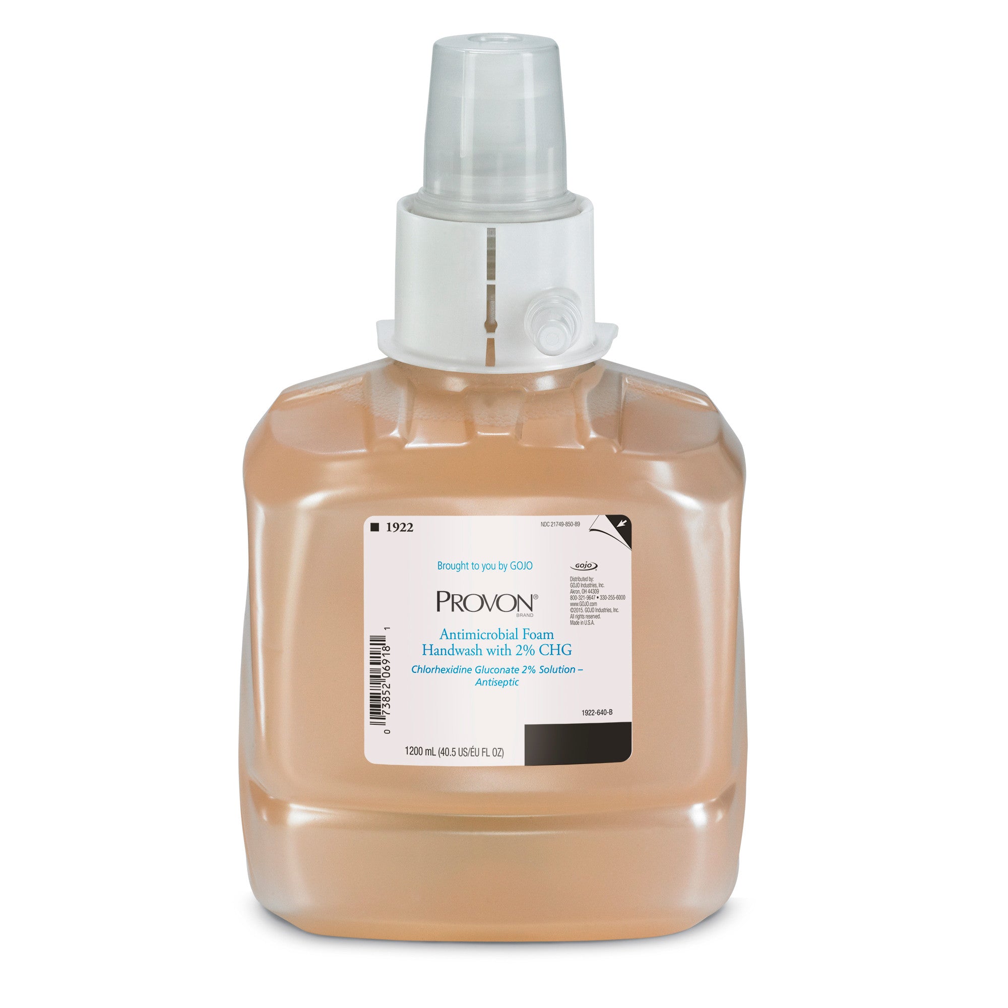 1040036 - PROVON - Antimicrobial Soap PROVON Foaming 1,200 mL Dispenser Refill Bottle Unscented 1922-02 Case of 2, (CS)